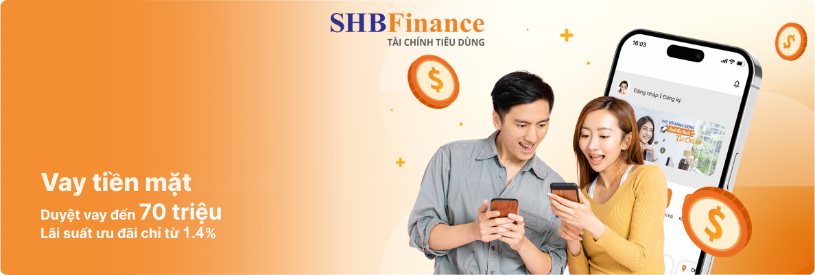 Vay tiền mặt shbfinance