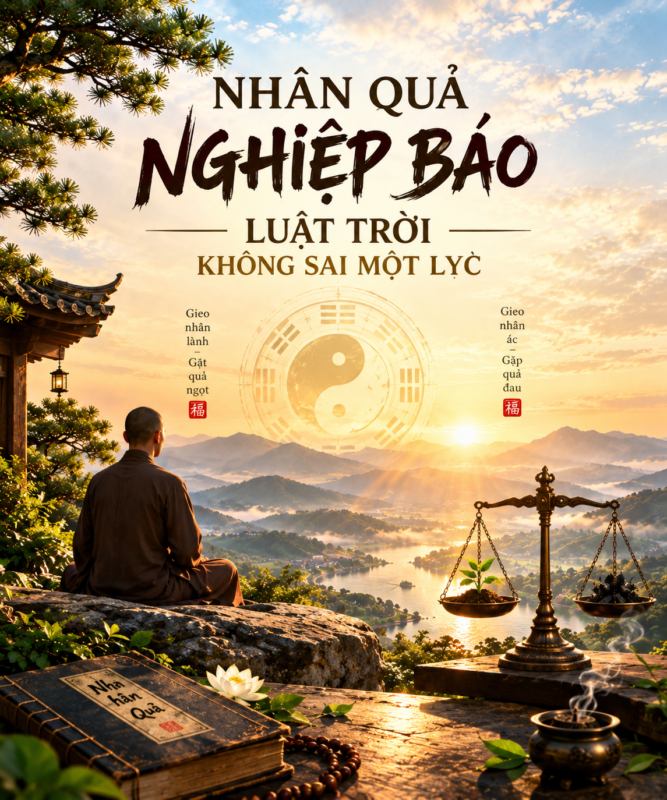 NHÂN QUẢ NGHIỆP BÁO – LUẬT TRỜI KHÔNG SAI MỘT LY