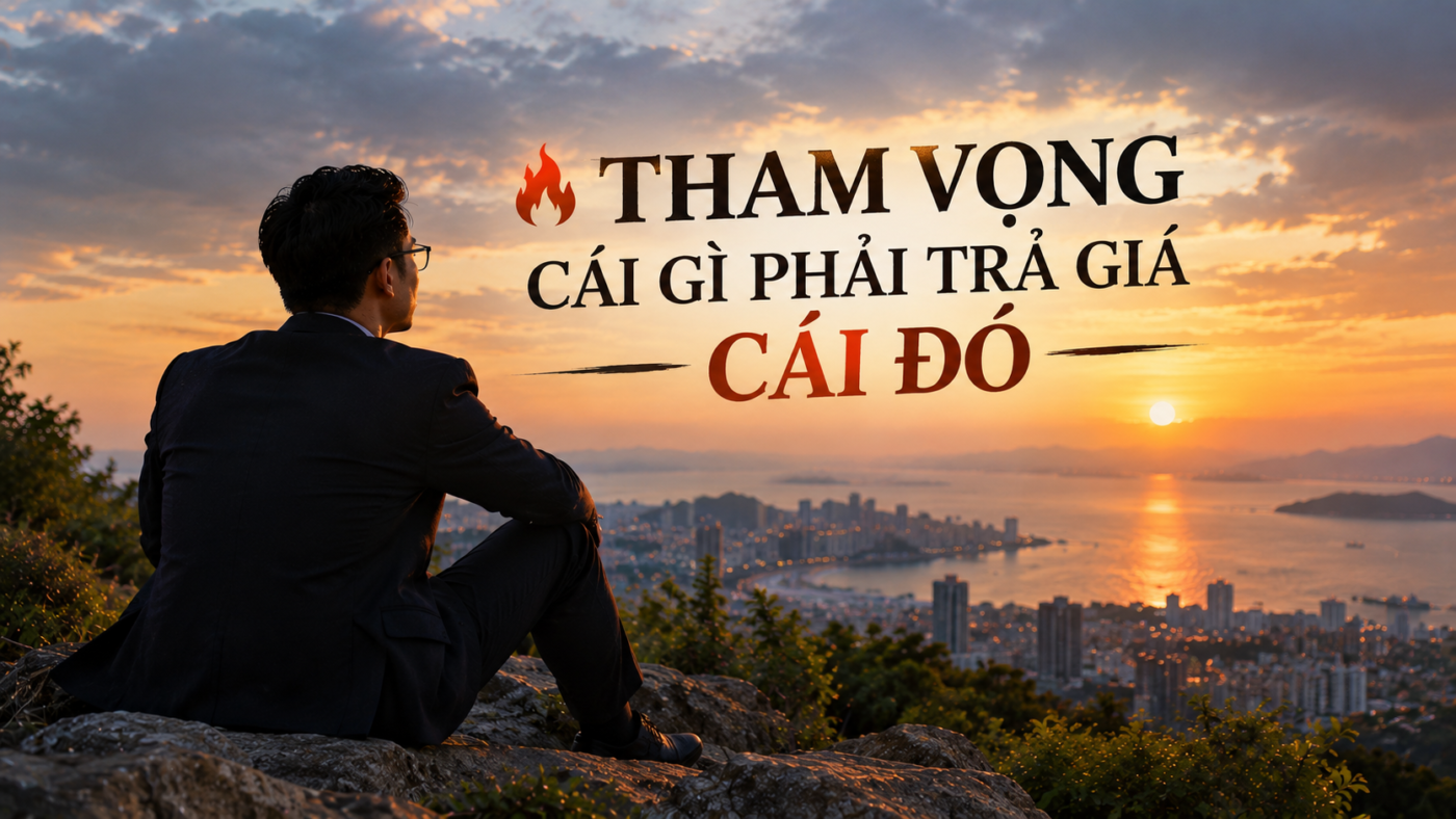 THAM VỌNG CÁI GÌ PHẢI TRẢ GIÁ CÁI ĐÓ