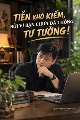 TIỀN KHÓ KIẾM, BỞI VÌ BẠN CHƯA ĐẢ THÔNG TƯ TƯỞNG!